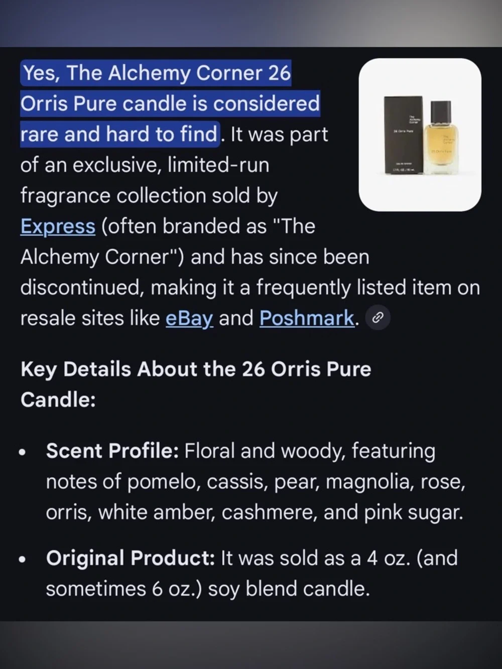 THE ALCHEMY CORNER CANDLE